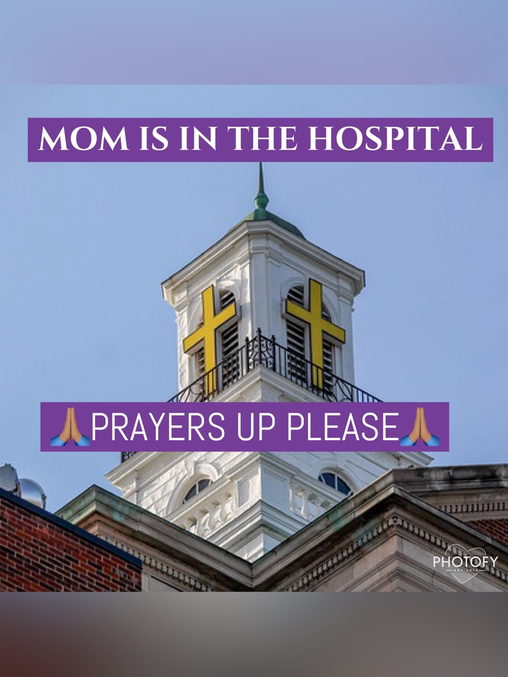 ✨MOM IS IN THE HOSPITAL✨✝️PRAYERS UP PLEASE✝️